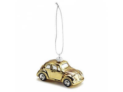 Елочная игрушка Volkswagen Decoration Christmas Gold Beetle, артикул 16D087790A