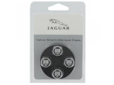 Набор из 4-х колпачков ниппелей Jaguar Valve Stem Marcue Caps, Growler Logo, артикул C2D19596