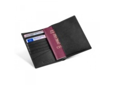 Кожаное портмоне для автодокументов и кредиток Skoda Leather ID Case, артикул 51485