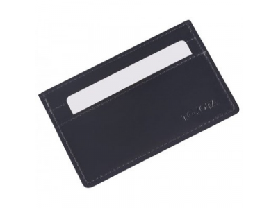 Кожаный футляр для кредитных карт Toyota Leather Credit Card Case, Weekend, Black, артикул TMSUV03CRD