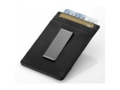 Кожаный футляр для кредитных карт Mercedes-Benz Credit Card Wallet with Money Clip, AMG, артикул B66954541