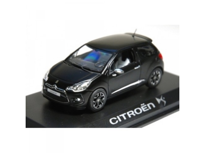 Модель автомобиля Citroen DS3, Matt Black, Scale 1:43, артикул DNR0155275 от CITROEN Модель автомобиля Citroen DS3, Matt Black, Scale 1:43, артикул DNR0155275