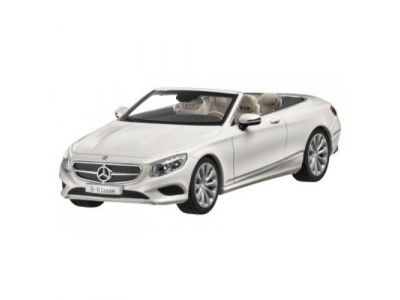Модель Mercedes-Benz S-Klasse, Cabriolet, Scale 1:43, White, артикул B66960353 от Mercedes Модель Mercedes-Benz S-Klasse, Cabriolet, Scale 1:43, White, артикул B66960353