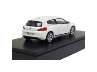 Модель автомобиля Volkswagen Scirocco, Scale 1:43, White Pearl Metallic, артикул 1K8099300Q0K1