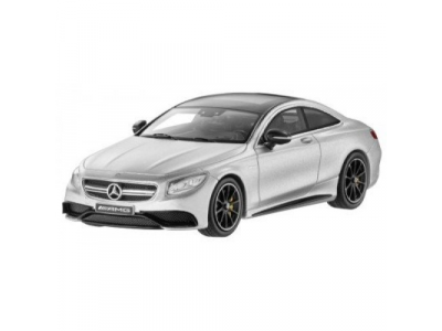 Модель автомобиля Mercedes-AMG S 63 Coup?, Iridium Silver Magno, Scale 1:43 от Mercedes Модель автомобиля Mercedes-AMG S 63 Coup?, Iridium Silver Magno, Scale 1:43