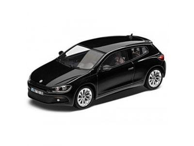 Модель автомобиля Volkswagen Scirocco, Scale 1:43, Black