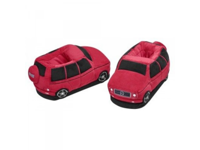 Плюшевые тапочки Mercedes-Benz Plush Slippers, Red от Mercedes Плюшевые тапочки Mercedes-Benz Plush Slippers, Red