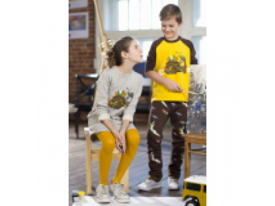 Детский логнслив реглан Toyota Kids Longsleeve Shirt, Yellow-Brown, артикул TMDR20B128