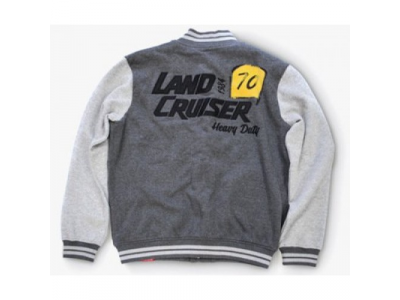 Куртка-бомбер мужская Toyota Land Cruiser 70, Dark Grey, артикул TMHRTBSM01S от Toyota Куртка-бомбер мужская Toyota Land Cruiser 70, Dark Grey, артикул TMHRTBSM01S