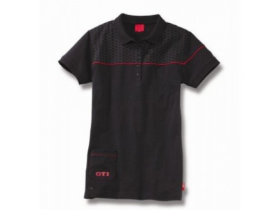 Женская рубашка поло Volkswagen Ladies Polo Shirt GTI, White, артикул 6R3084240A041 от VAG Женская рубашка поло Volkswagen Ladies Polo Shirt GTI, White, артикул 6R3084240A041