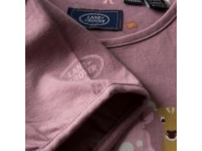 Футболка для девочек Land Rover Girls Graphic T-shirt, Duski Pink от Land Rover Футболка для девочек Land Rover Girls Graphic T-shirt, Duski Pink