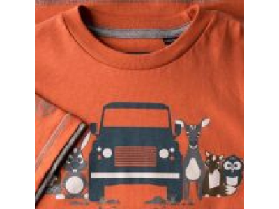 Футболка для мальчиков Land Rover Boys Graphic T-shirt, Orange от Land Rover Футболка для мальчиков Land Rover Boys Graphic T-shirt, Orange