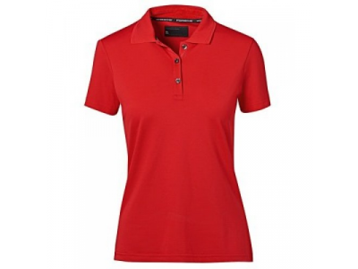 Женская рубашка-поло Porsche Polo-Shirt, Women, Red от VAG Женская рубашка-поло Porsche Polo-Shirt, Women, Red