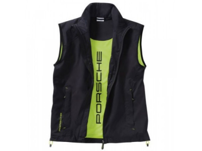 Жилет унисекс Porsche Unisex Vest - Sport, Black / Acid Green от VAG Жилет унисекс Porsche Unisex Vest - Sport, Black / Acid Green