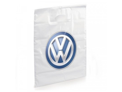 Полиэтиленовый пакет Volkswagen Logo Plastic Bag, Size S, White