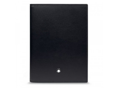 Кожаная обложка для паспорта BMW Passport Cover, by Montblanc, Black