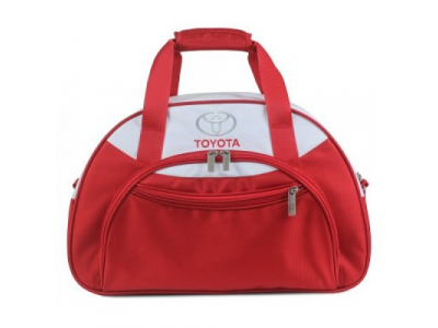 Спортивная сумка унисекс Toyota Unisex Sports Bag, Red/White, артикул OTS13761SVK