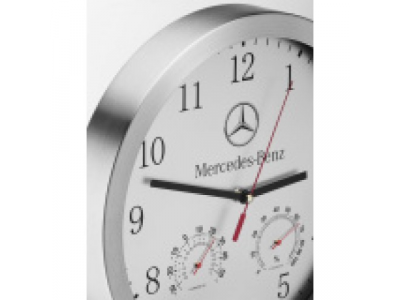 Настенные часы Mercedes Wall Clock Silver, артикул B67870476