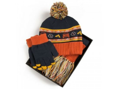 Детский набор из шапки, шарфа и перчаток Land Rover Children Winter Set, артикул LDGF639NVA