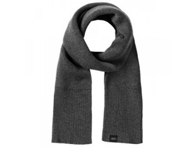 Вязаный шарф унисекс Audi Unisex Knitted Scarf, Grey