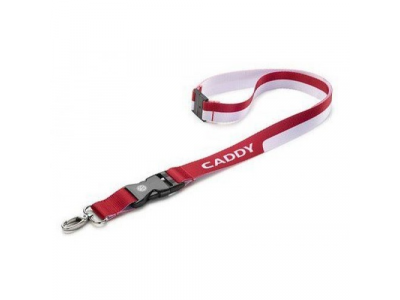 Шнурок с кольцом для ключей Volkswagen Caddy Lanyard, артикул 000087610ABFUP