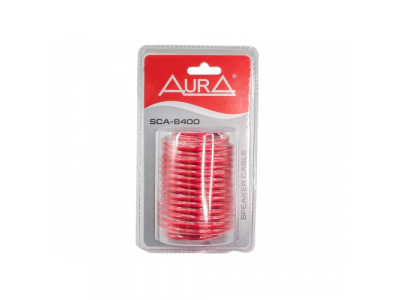 Акустический кабель Aura SCA-B400, красный матовый, сечение 2,5 мм?, CCA