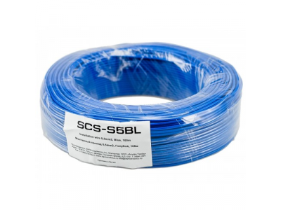 Монтажный кабель Aura SCS-S5BL сечение 1х0,5 мм?, 100 м