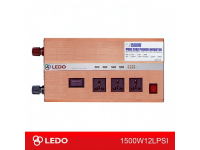 Инвертор 12V-220V 1500W LEDO чистый синус от LEDO Инвертор 12V-220V 1500W LEDO чистый синус