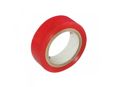 Лента изоляционная ПВХ (PVC) красная 19 мм х 9,10 м
