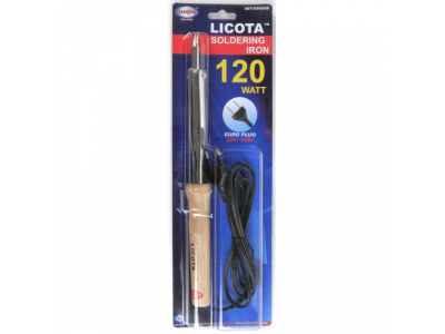 Паяльник с деревянной ручкой, 120 Вт, 220 В от LICOTA Паяльник с деревянной ручкой, 120 Вт, 220 В