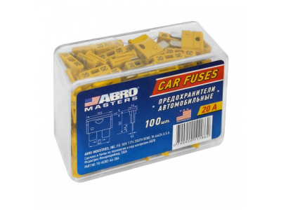 Предохранители флажковые (температуростойкий пластик) № 4 (20 А) 100 шт.