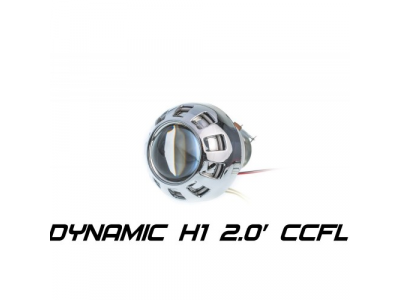 Биксеноновая линза Optimа Moto Dynamic CCFL 2.0' H1, модуль под лампу H1 2.0 дюйма (бленда круглая 807 с АГ CCFL)