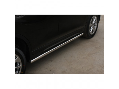 Пороги труба d60, Nissan X-Trail 2015- от SOUZ96 Пороги труба d60, Nissan X-Trail 2015-