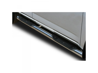 Пороги труба d76 (компл 2шт) c 2-проступями Toyota RAV-4 2010- от SOUZ96 Пороги труба d76 (компл 2шт) c 2-проступями Toyota RAV-4 2010-