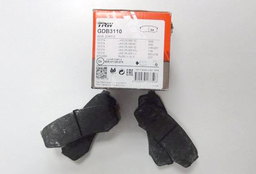 Колодки задние TRW 3.2 дизель, 3.8л 5 дверей для MITSUBISHI PAJERO 4 GDB3110 Колодки задние TRW 3.2 дизель, 3.8л 5 дверей для MITSUBISHI PAJERO 4 GDB3110